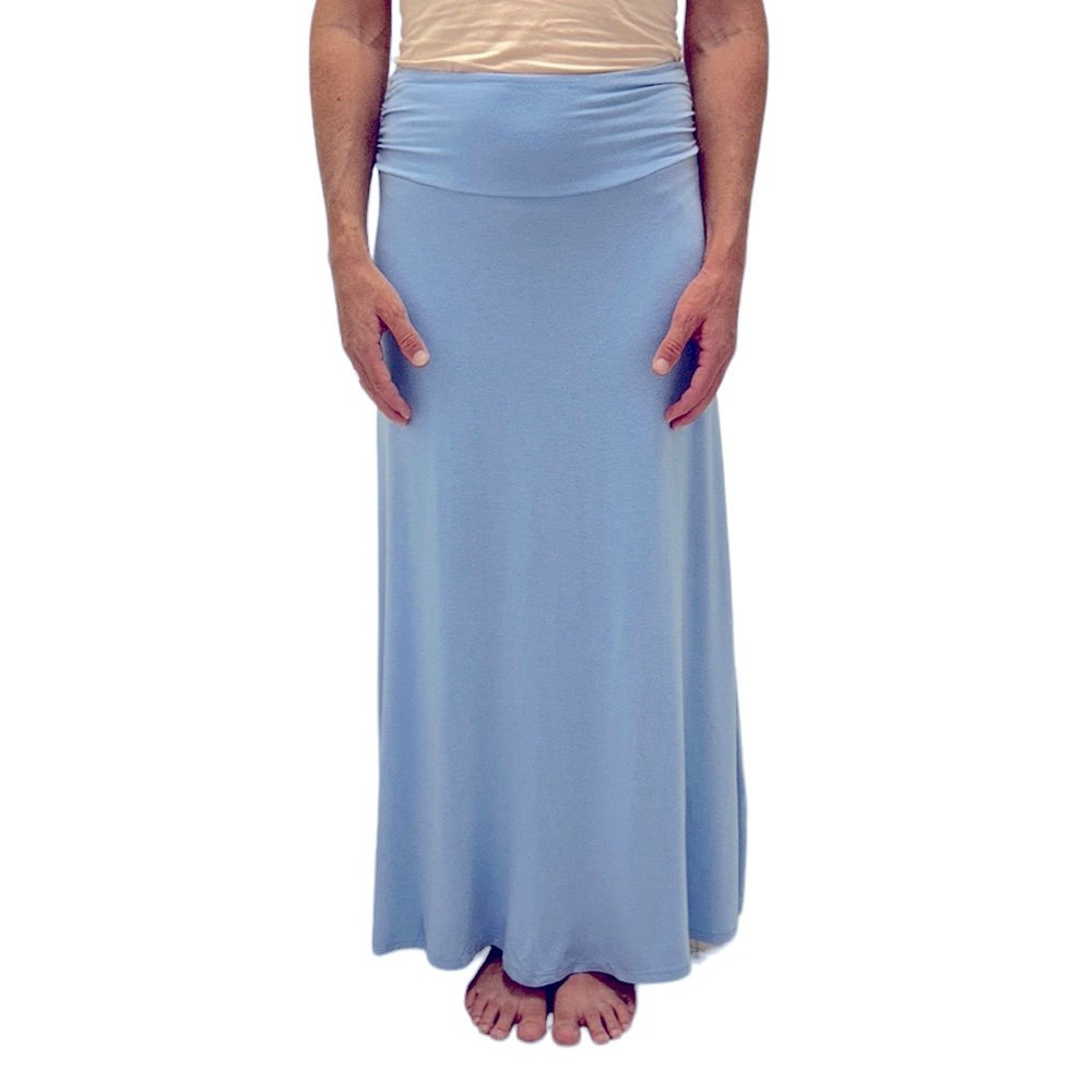 SO Junior’s‎ Cinched Waistband Maxi Skirt in Peri Blue XS